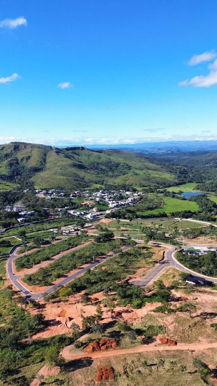 Vista aérea do Retiro das Águas e região